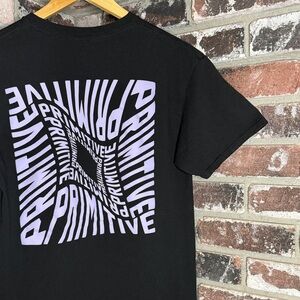 PRIMITIVE Apparel Lavender Spiral Box Graphic Tee Unisex Men’s T-Shirt
